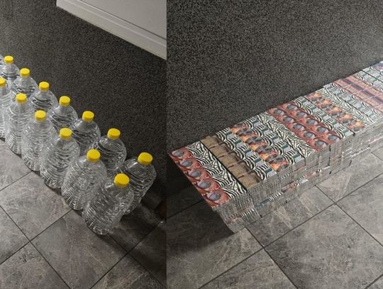 1000 paczek papierosów znaleźli w aucie 58-latka
