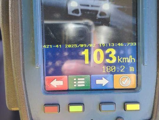 103 km/h w zabudowanym. 32-latka straciła prawo jazdy