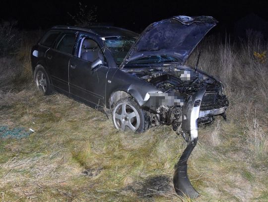 60-latek był pod wpływem alkoholu. Uderzył w ogrodzenie posesji