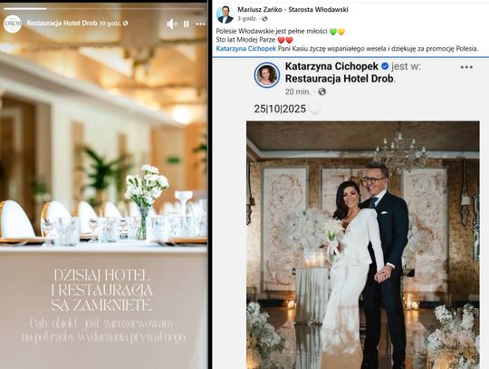 Ślub Katarzyny Cichopek i Macieja Kurzajewskiego. Urszulin, październik 2025