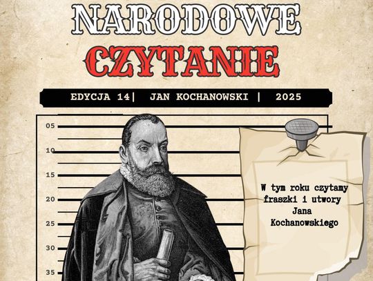 Będą czytać utwory Kochanowskiego