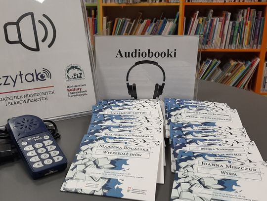 Biała Podlaska: Audiobooki i czytaki w bibliotece
