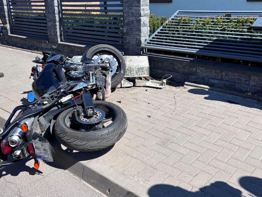 Biała Podlaska. Cztery zdarzenia z udziałem motocyklistów