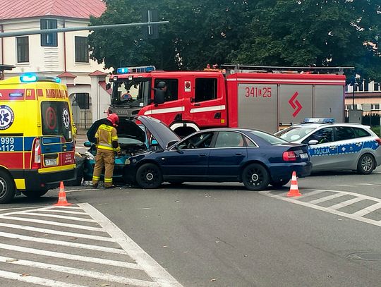 Biała Podlaska: Kraksa na ruchliwym skrzyżowaniu