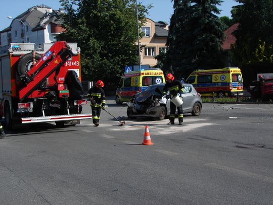 Biała Podlaska: Kursant wymusił pierwszeństwo na skrzyżowaniu