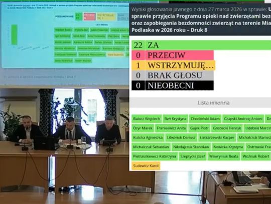 BIAŁA PODLASKA: Miasto przyjmuje program opieki nad zwierzętami. Radny pyta: O co się bijemy?