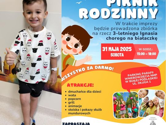 Biała Podlaska. Na ratunek Ignasiowi!