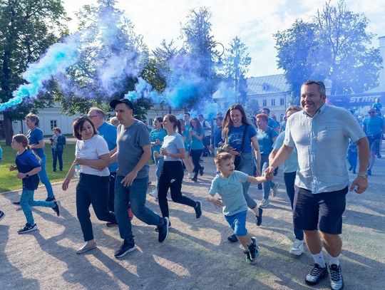 Biała Podlaska. Niebeski bieg w Parku Radziwiłłowskim