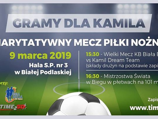 Biała Podlaska: Walczymy o życie Kamila!