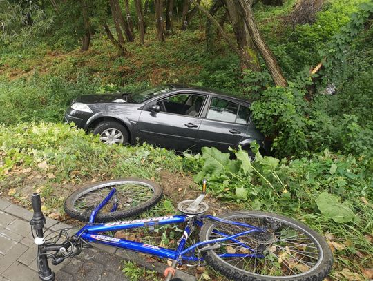 Biała Podlaska: Wypadł z drogi na zakręcie