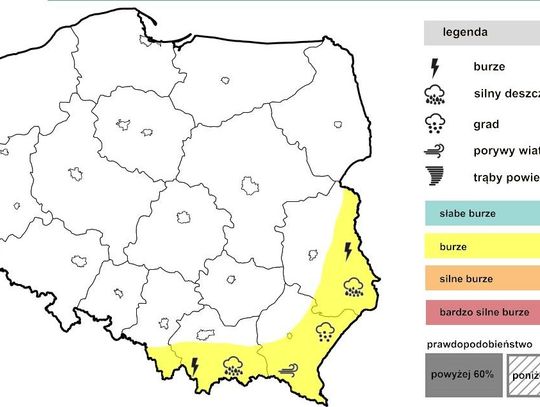 Burze i susza – ostrzeżenie IMGW dla powiatu bialskiego