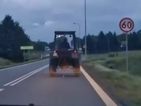 Dotkliwa kara dla pijanego, rozśpiewanego traktorzysty