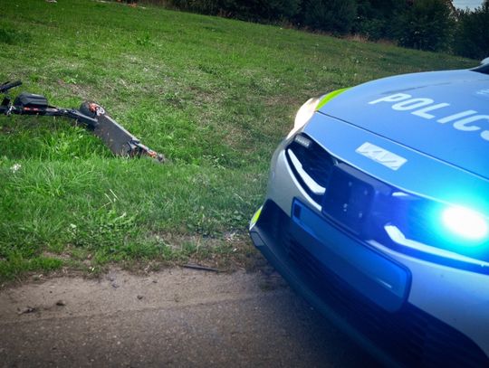 Niebezpieczne wakacje na hulajnogach. Kolejne wypadki z udziałem nastolatków