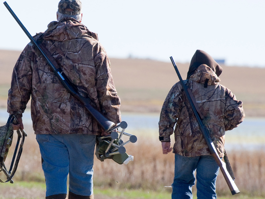 Dziecko na polowaniu