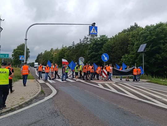 Dziś protest kolejarzy. DK-2 w Styrzyńcu zablokowana [MAPA]