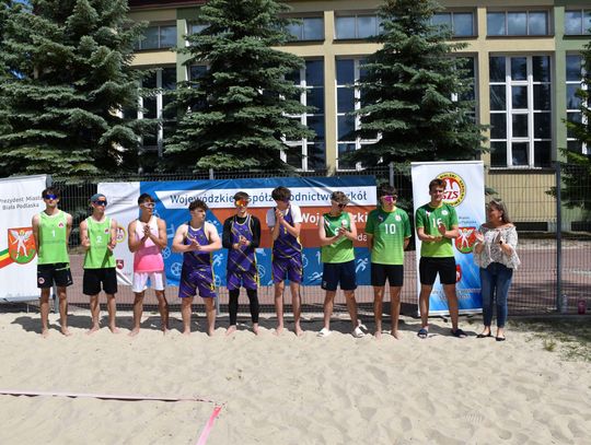 Finał wojewódzki w siatkówce plażowej – triumf V LO Lublin