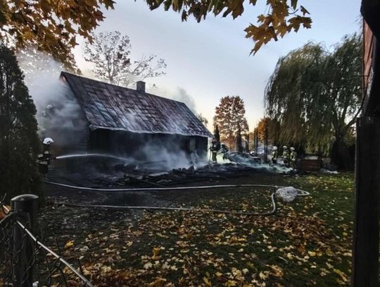 Zmarła kobieta, która uciekła z płonącego domu