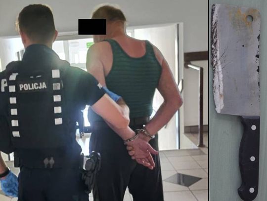 LUBELSKIE. Z nożem i tasakiem na sąsiada