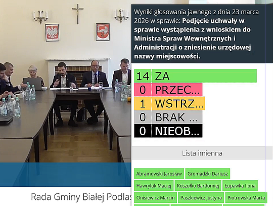 Gmina Biała Podlaska. Porządki w Grabanowie. Stare nazwy do likwidacji