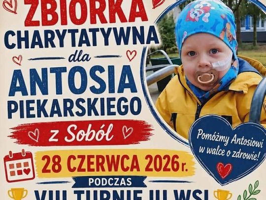 GMINA BORKI: Charytatywna zbiórka dla Antosia