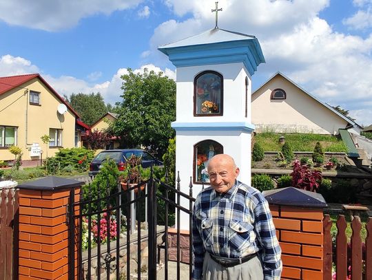 Gmina Drelów: 90-letni budowniczy kapliczek 