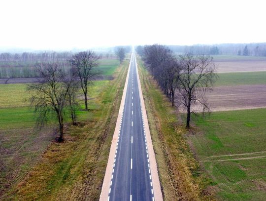 Gmina Jabłoń. Droga wojewódzka jak nowa