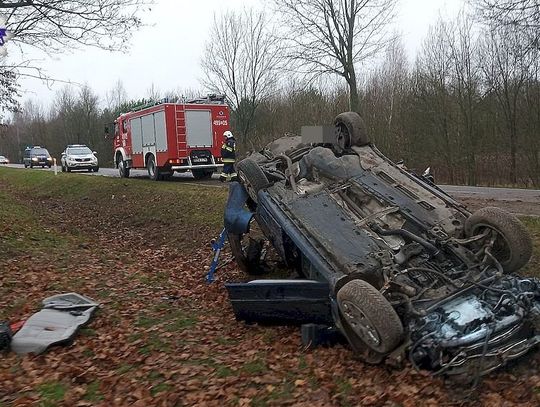 Gmina Milanów: Roztrzaskał się na prostej drodze