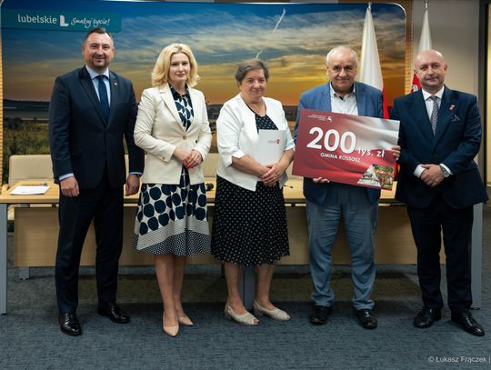 Gmina Rossosz z 200 000 zł od marszałka. Wiemy, na co przeznaczy środki