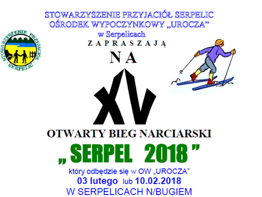 Gmina Sarnaki: Otwarty bieg narciarski Serpel 2018