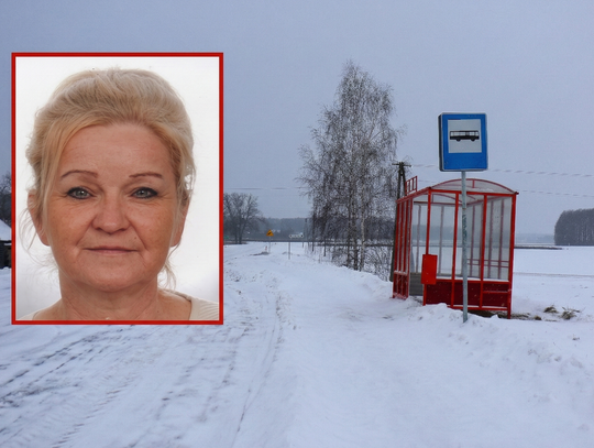 Grażyna Kaźmierczak zaginęła przed Wigilią. Ślad urywa się na przystanku grażyna kaźmierczak zaginiona błonie ostrów gmina janów podlaski policja