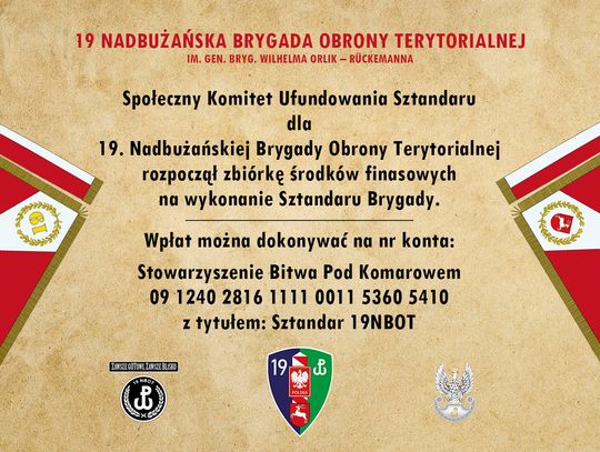 Historyczny moment dla 19. Nadbużańskiej Brygady Obrony Terytorialnej