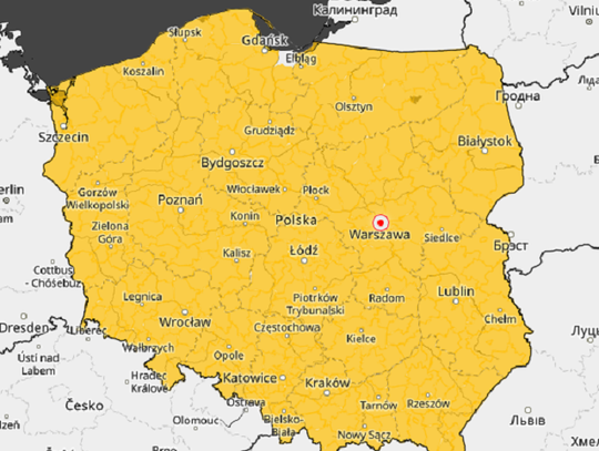 IMGW ostrzega przed przymrozkami