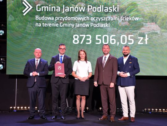 Janów Podlaski. Prawie 900 tys. zł na przydomowe oczyszczalnie ścieków