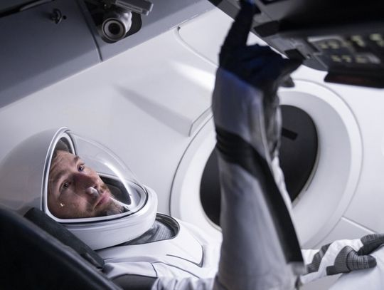 Sławosz Uznański-Wiśniewski leci w kosmos.Start: 8:31