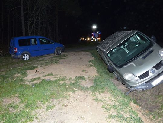 Kierowca bez uprawnień spowodował wypadek w Sycynie