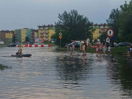 Kolejna ulewa nad Białą Podlaską. Ulice znowu pod wodą [GALERIA ZDJĘĆ]