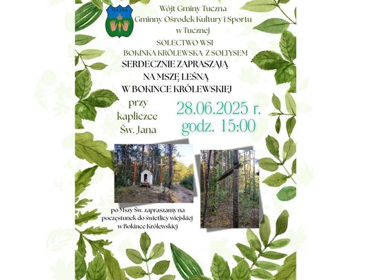 Leśna msza w Bokince Królewskiej. Tam brali śluby potajemnie