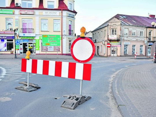 Łosice: Droga z lekkim poślizgiem
