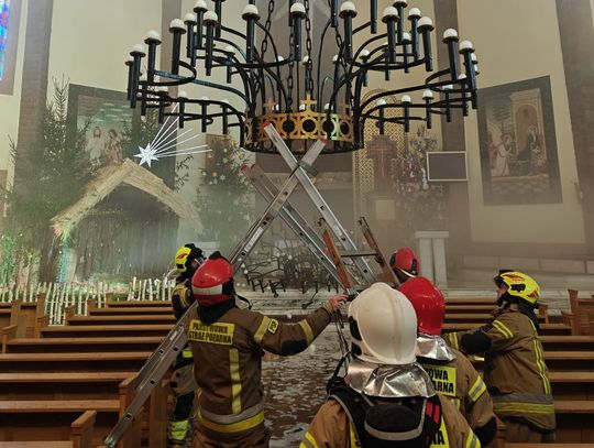 Lubelskie. Pożar kościoła. Proboszcz wyprowadził parafian