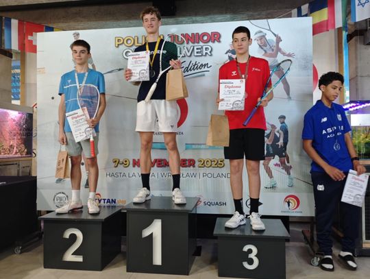 Marcel na podium Polish Junior Open