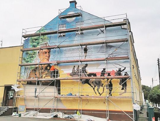 MIĘDZYRZEC PODLASKI: Mural ku czci generała Sikorskiego