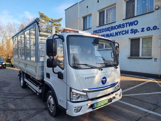 Międzyrzec Podlaski. Pierwsza elektryczna śmieciarka na ulicach miasta