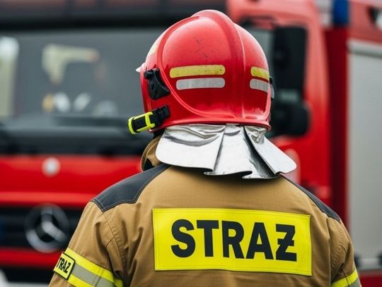 Międzyrzec Podlaski. Strażacy na hali produkcyjnej