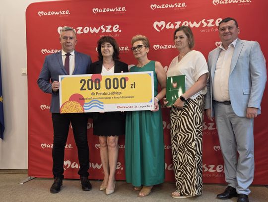 Milionowe wsparcie dla powiatu łosickiego. Powstaną obiekty sportowe i strefy rekreacji