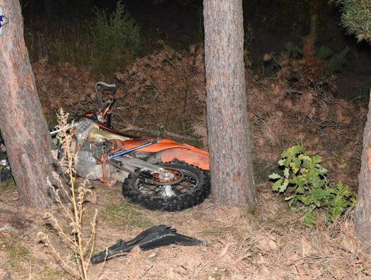 Motocyklista zabrany do szpitala. Nie wiedział, gdzie jest