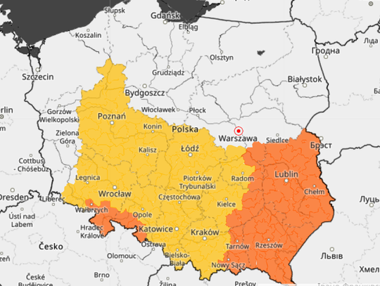 Możliwe burze z gradem i silny wiatr. Sprawdź prognozę pogody na weekend