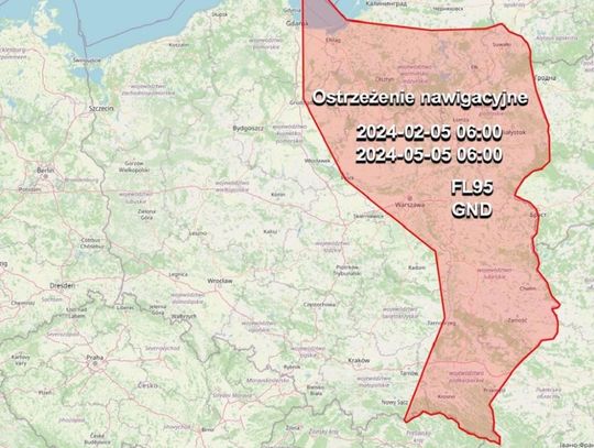 Na wschodzie możliwe intensywniejsze manewry wojskowych samolotów. Jest ostrzeżenie