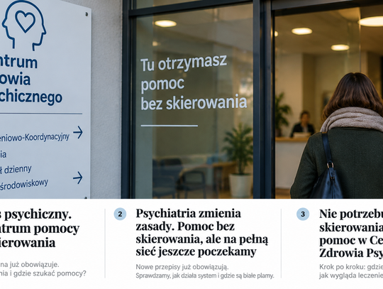 Nie potrzebujesz skierowania. Tak zmienia się pomoc psychiatryczna
