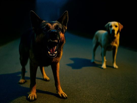 Lubelskie. Nie tylko pogryzienia. Policja coraz częściej interweniuje wobec psów stwarzających zagrożenie 2 psy