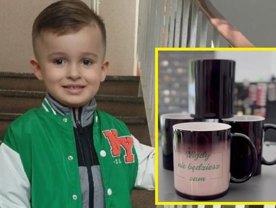 Nie zapomnieli o małym Ignasiu. Sprzedają dla niego kubki